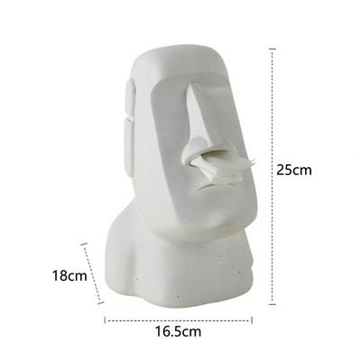 Tissue Holder Statue Design Lightweight Storage Ceramics Easter Paper Towel Box   Napkin Holder  Living Room Supply
