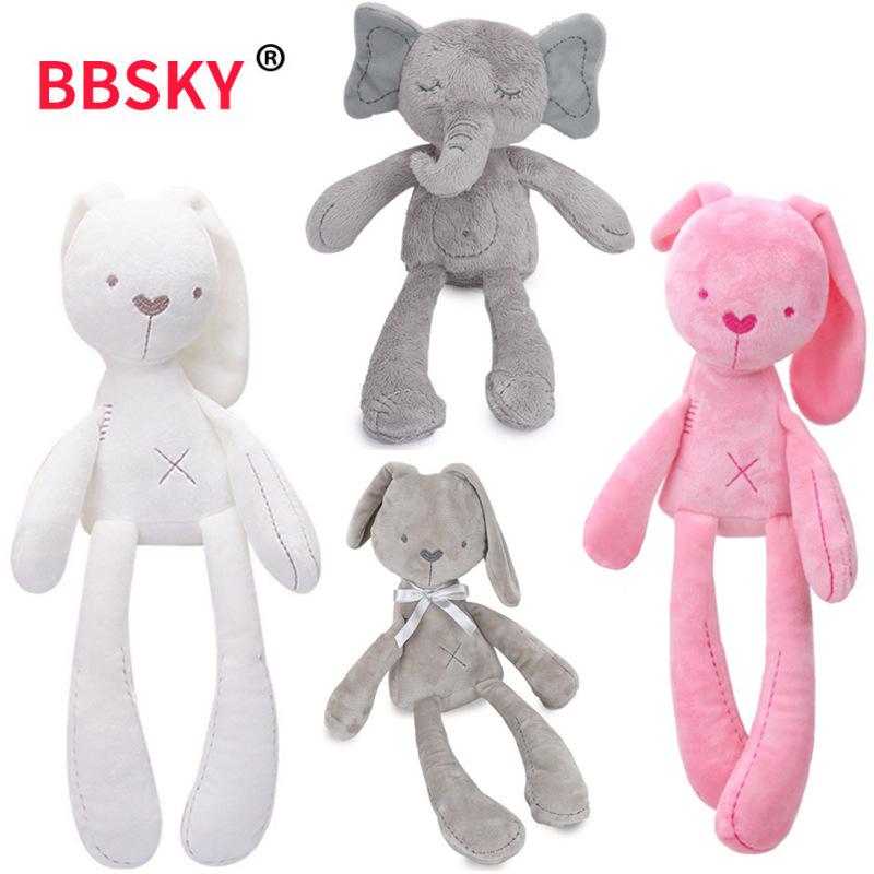 BBSKY Long-Legged Rabbit Plush Toy for Infants
