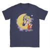 Sailors Moons T Shirts for Men Cotton Funny TShirt Round Collar  Tees Short Sleeve Tops 6XL