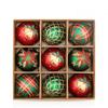 9Pcs/set Xmas Baubles Christmas Ball Ornament Plastic Christmas Decorations