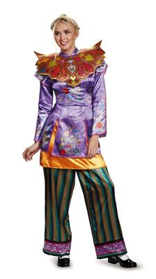 Costume Deluxe Alice au Pays des Merveilles pour Femmes Adultes, Halloween Disney