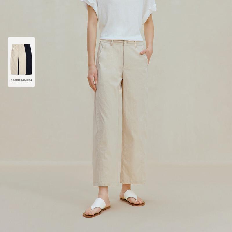 INMAN Women s High-Waist Straight-Leg Cropped Pants 26