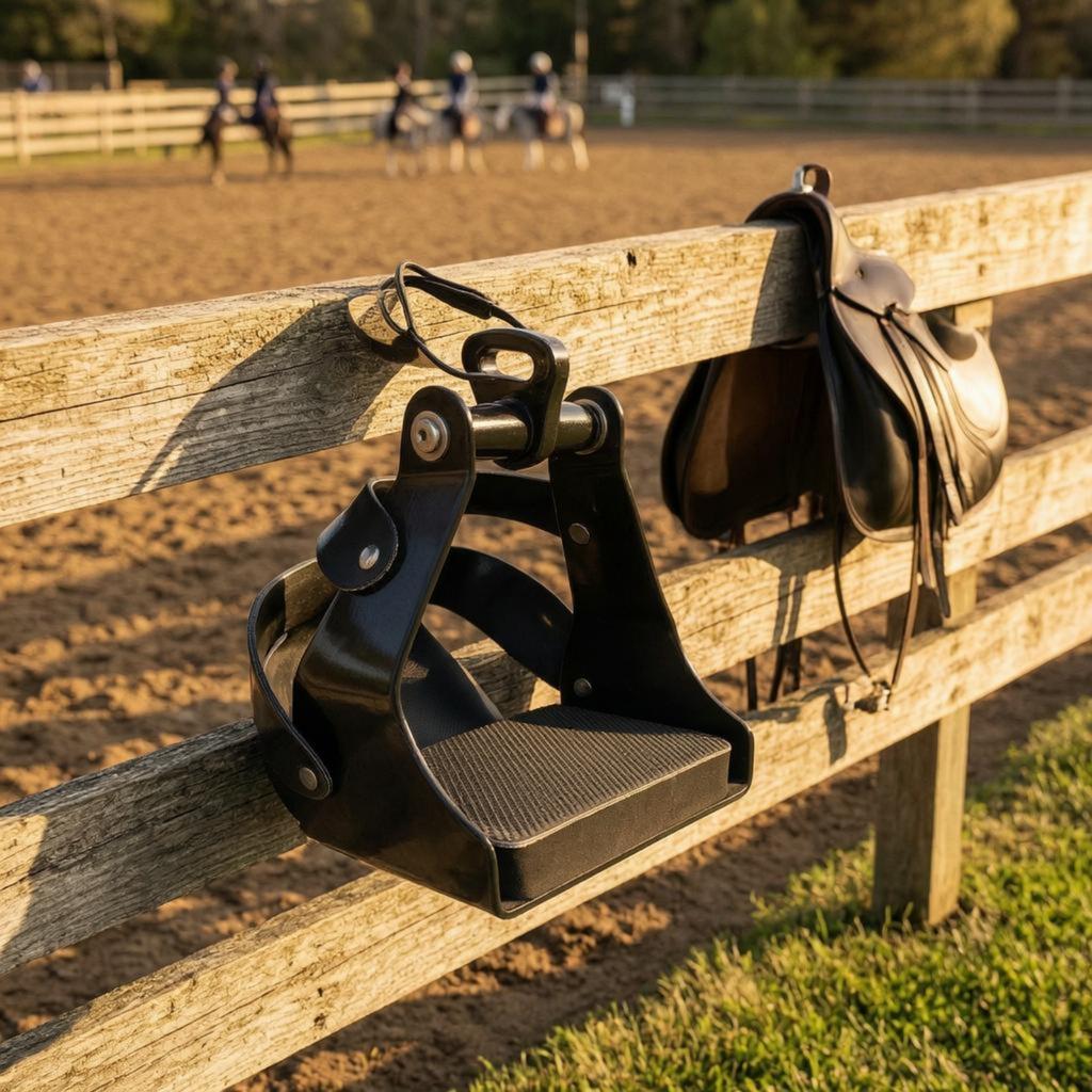 Sicherheitssteigbügel Poliertes Finish Englischer Reitsteigbügel Reitsportausrüstung Leicht Langlebig