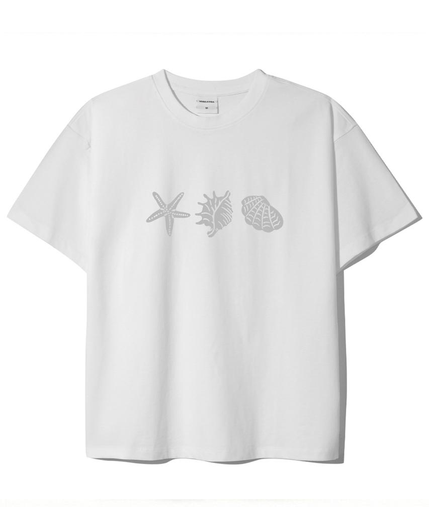 Bibalabida Clam Men'S Crop Short Sleeve T-Shirt