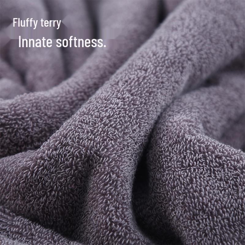Quick-Drying, Absorbent, No-Shed, Thickened Unisex Bath Towel - 100% Pure Cotton for Adults