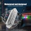 1/2/4PCS Solar LED Car Anti Rear End Collision Light Anti-collision Warning Wireless Flashing Breathing Light Car Accessories