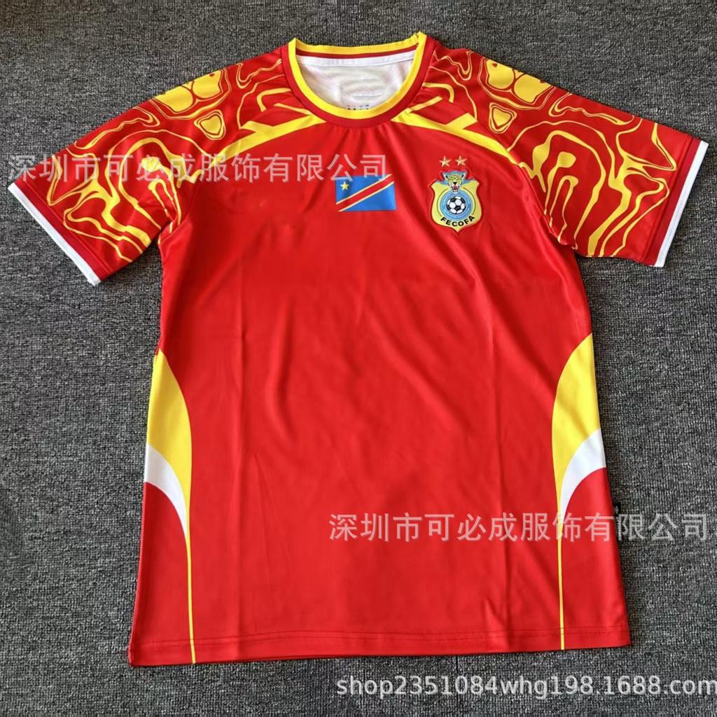 Cross-border wholesale 2026 World Cup football jersey, national team, Democratic Republic of Congo, unpopular, fan version short-sleeved jersey