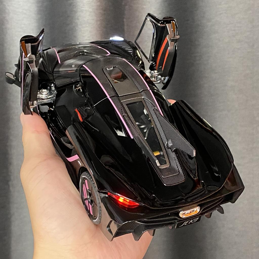 1/24 Jesko Absolut Supercar Alloy Metal Diecast Model Car Trendy Toy Ornaments Decoration Hobby Collection Holiday Present Gifts