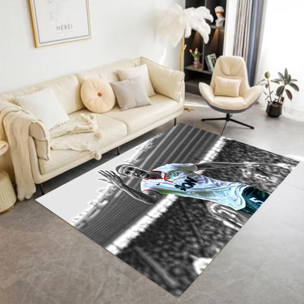 Football Player Celebration Floor Mat Perfect for Game Room Foyer Playrooms Balcony Anti-slip Rug Decorate Offices Birthday/Christmas Gift
