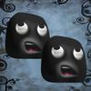 Headrest Covers For Car 2 Pieces Big Eyes Auto Headrest Protector Soft Interior Accessories For Auto Vehicle Automotive Men
