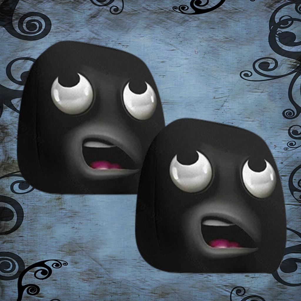 Headrest Covers For Car 2 Pieces Big Eyes Auto Headrest Protector Soft Interior Accessories For Auto Vehicle Automotive Men