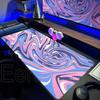 Xxl HD Strata Liquid Art Mouse Pad Computer Laptop Anime Keyboard MouseMat Large Colorful Desktop Expansion Pad Gamer Decoracion