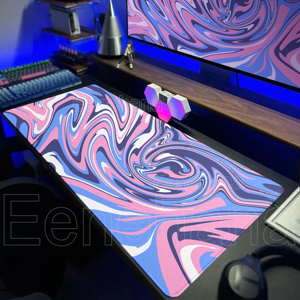 Xxl HD Strata Liquid Art Mouse Pad Computer Laptop Anime Keyboard MouseMat Large Colorful Desktop Expansion Pad Gamer Decoracion