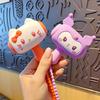 Silicone Cartoon Animal Sounding Hammer Keychain: Cute, Exquisite Phone Lanyard & Bag Charm Gift