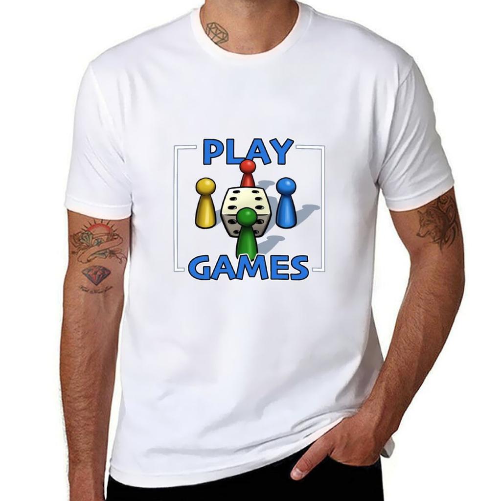 Play Games Tshirt Summer Print Short Sleeve Tee