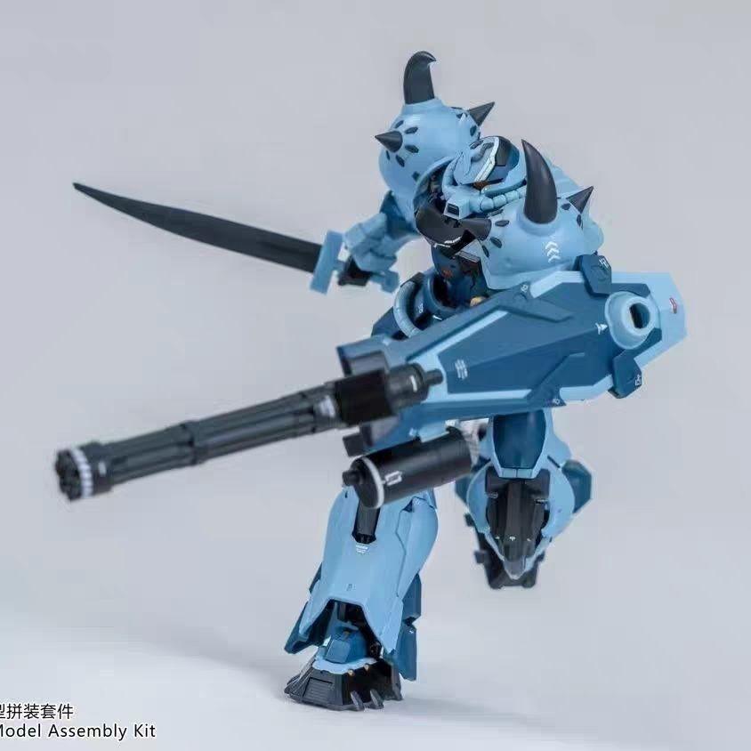 Nidai Model 1/144 Ms-07 B3 Gouf Assembly Model Kit Plastic Skeleton Action Figures Abs Collection Statue Models Kids Toys Gifts