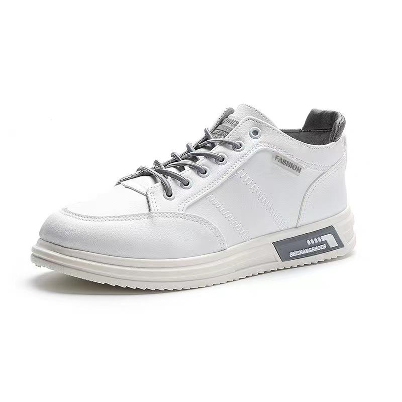 

Новые классические белые туфли для мужчин, повседневные, удобные, модные и универсальные, легкие, студенческие туфли из корейской кожи 39