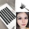 Glue-Free False Lashes - Fluffy Volume, 3D Multi-Layer, Euro/Asian Style, Single Clusters
