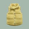Kids' Corduroy Down Vest - Warm, Thickened, Sleeveless Jacket for Boys and Girls