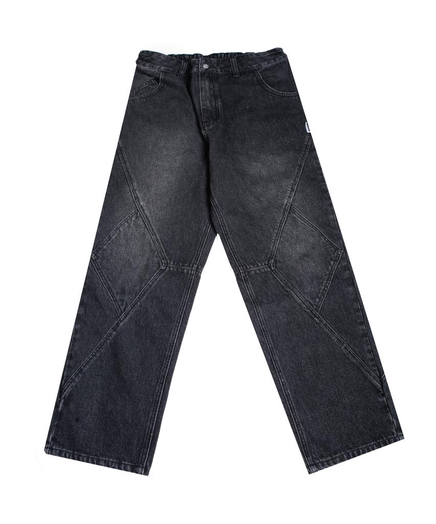 XTONZ Xp114 Diamond Denim Pants (Black)