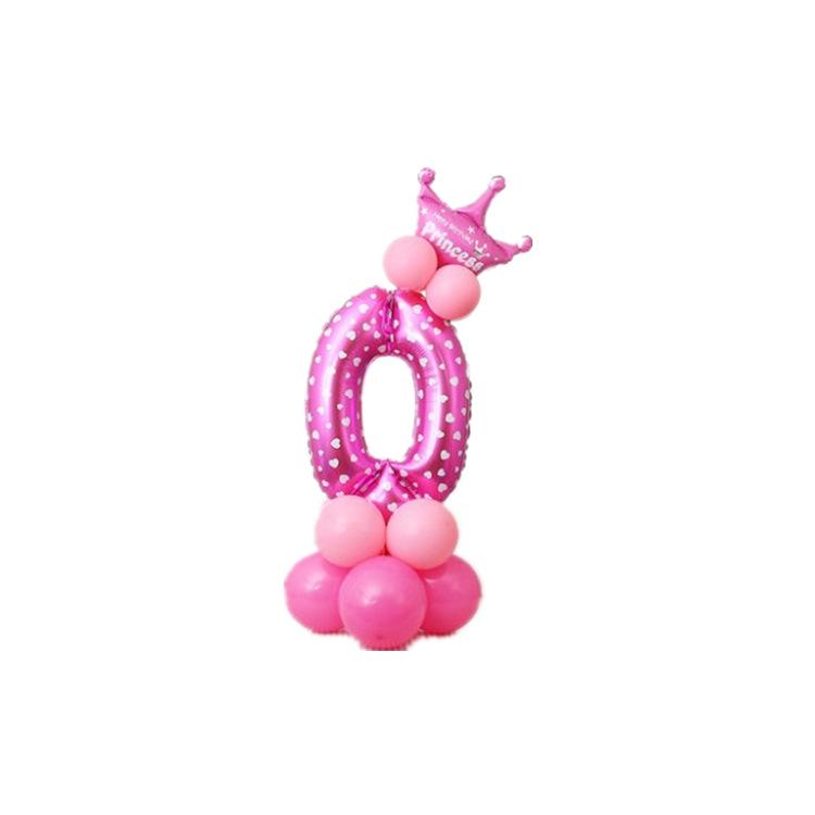 2pcs Birthday Party Aluminum Balloon