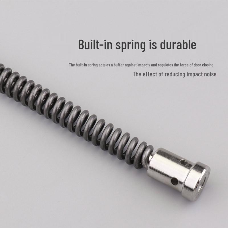 Aluminum Alloy Hydraulic Buffer Fireproof Door Closer for Silent Double Swing and Anti-theft Doors.