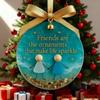 User Friendly Recyclable Shatterproof Acrylic Christmas Bell Ornament For Festival Decorations Safe For Kids And Pet