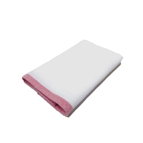 Japanese-Made Kitchen Cloths, 100% Cotton, Professional/Commercial Use, 10-Count (Red)