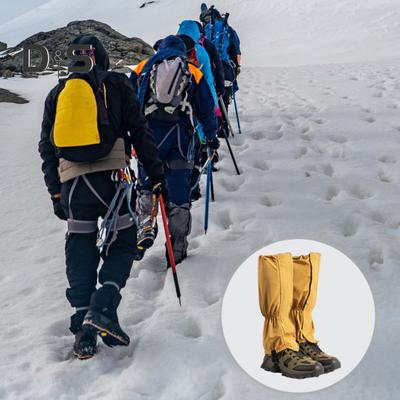 1 paire de guêtres de jambe d'extérieur réglables et imperméables pour hommes et femmes, randonnée, escalade, ski, chasse, protection contre les serpents, bottes de neige, guêtres de protection des jambes