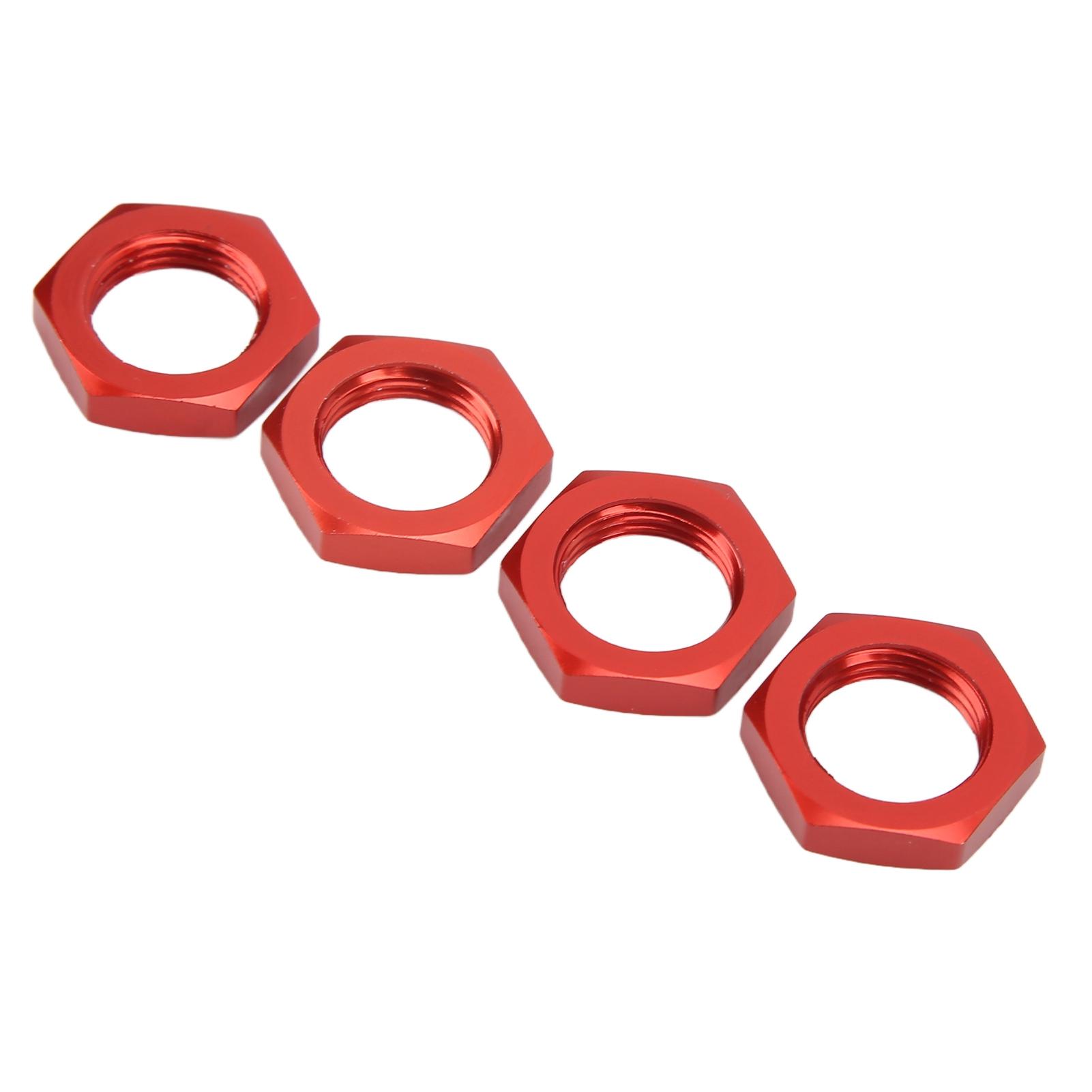 

4PCS 17mm Aluminum Alloy Wheel Hex Hub Nut for 1Celsius8 RC Model Car Upgraded Accessory