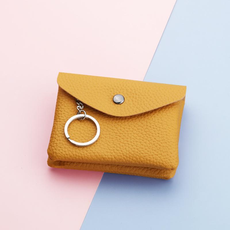 Compact Women's & Children's Coin Purse with Zipper and Key Pouch