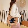 Autumn and winter plush messenger bag women's new fashion cartoon shoulder bag cute niche student backpack