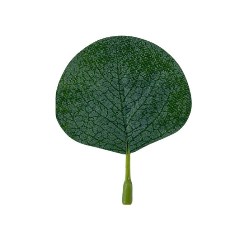 Direct Sales Simulated Leaf Silk Screen Printing Eucalyptus Money Leaf Apple Leaf Eucalyptus Leaf Green Plant Accessories Landscaping Decoration