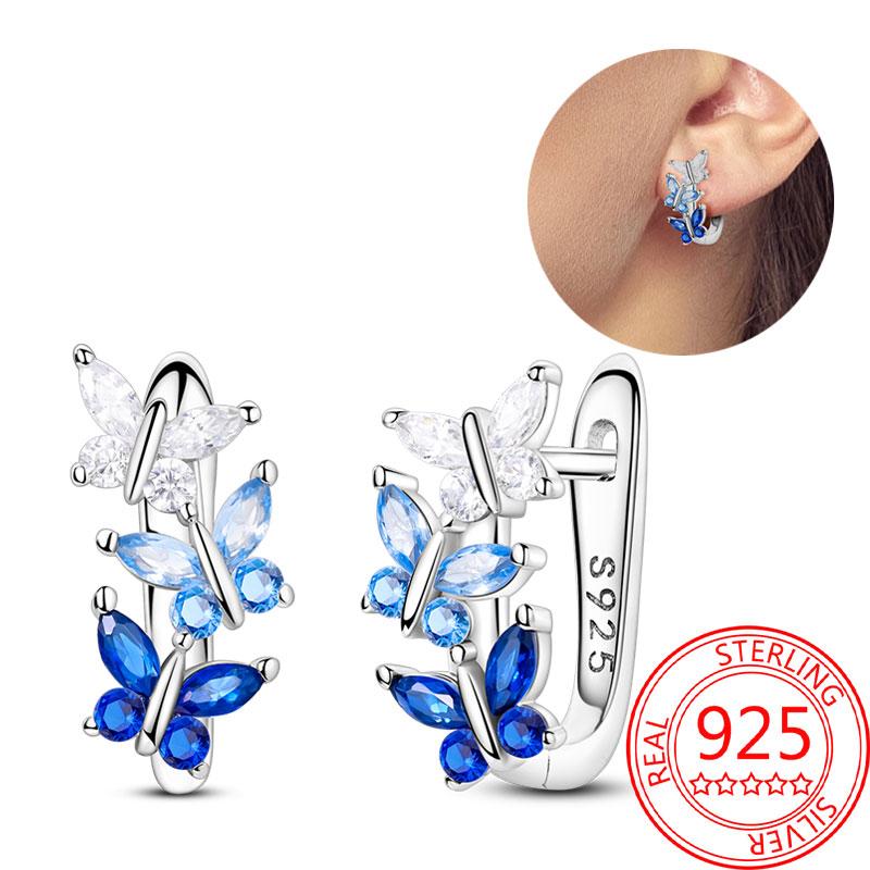 Brincos de abelha para menina adorável amarelo preto dançando abelha feliz s925 brincos de argola presente de aniversário joias de prata