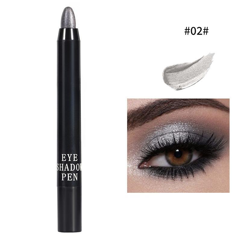 Lidschattenstift Hochglänzend Perlmutt Aufhellend Explosiver Fauler Seidenraupen-Stift Funkelnder Lidschatten-Stift Make-up