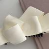 Women Hair Clip Anti-slip Teeth Three-Dimensional Bow Design Strong Grip Hair Claw Satin Texture Ponytail Holder Versatile Hair Accessory
