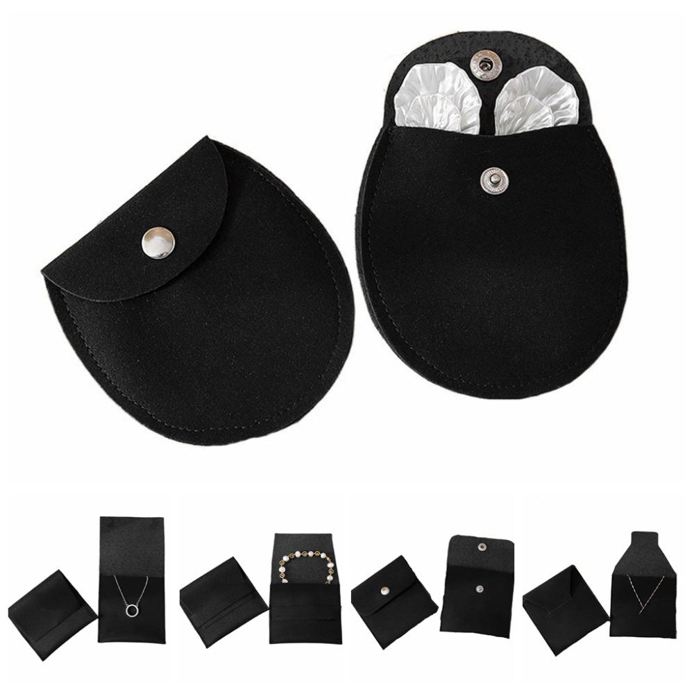 

5 шт. Браслет Ожерелье Упаковочный пакет для ювелирных изделий Кольца Серьги Держатель для ювелирных изделий Коробка для демонстрации ювелирных изделий Путешествия чёрный