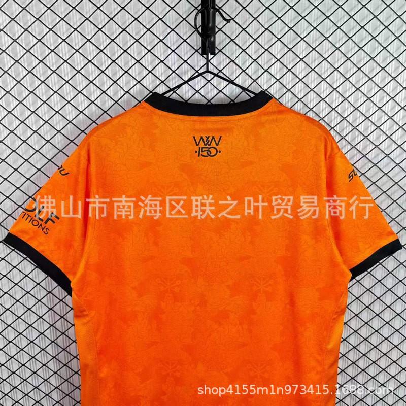 Maglia Home Wolverhampton 2026 2027 Manica Corta Kit Calcio Uomo Taglia Adulto dalla S alla XXL