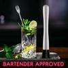 Stainless Steel Cocktail Muddler and Mixing Spoon Home Bar Tool Set - Create Delicious Mojitos and Other Fruit Based Drinks