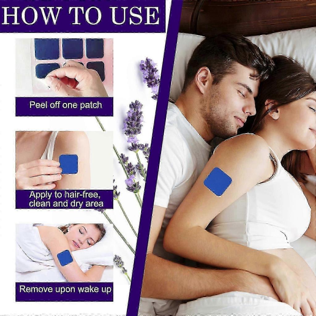 Deep Sleep Aid Patches, Natural Fatigue Relief, 60 Pcs, Household Use, 13.6*2*18