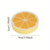 4pcs Kitchen Sponge: Orange Slice Design, Non-Woven, Reusable, Suitable for Kitchen, Bathroom, and Outdoor Cleaning