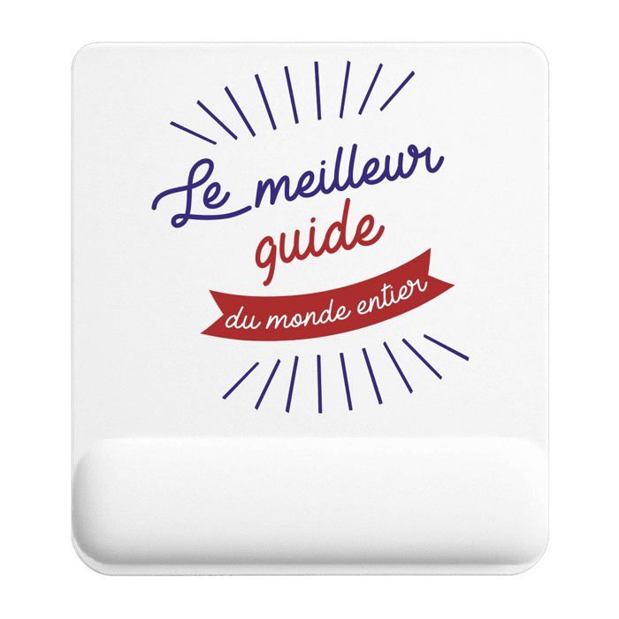 Tapis de souris - PLANETEE - Meilleur Monde - 22x18 cm - 3 mm - Surface lisse antidérapante