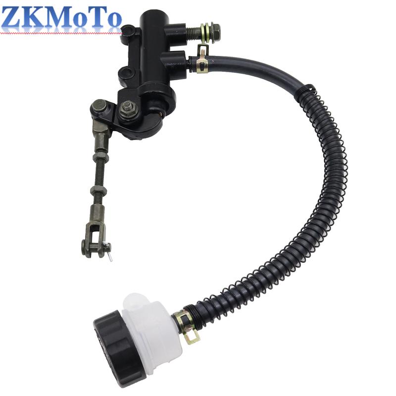 Motorcycle Rear Brake Hydraulic Master Pump With Oil Cup For Honda CB500 CB1000 CBR125R CBR250R CBR300R CBR500R CBR600F CBR600RR