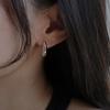 Youngglow Silver925 Arc Earrings (2color)