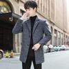 Herren Wollmantel Mittel und Lang Trenchcoat Herren Trend Übergröße Freizeitjacke Slim Fit Übergröße Herrenbekleidung