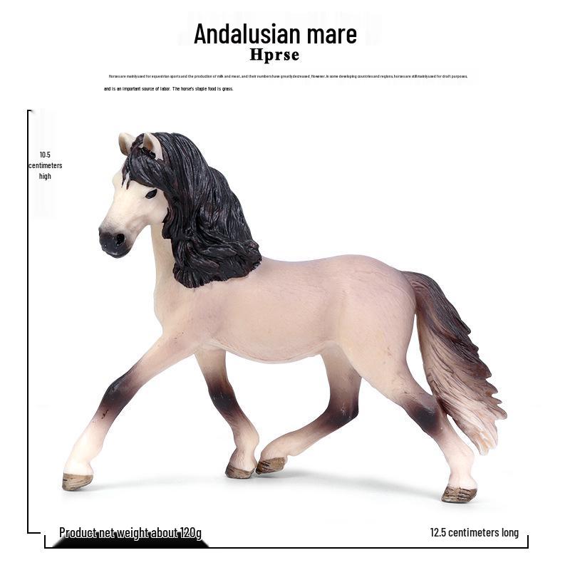 Children's Wildlife Simulation Horse Rider Toy Set