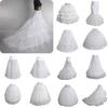 Stylish Wedding Dress Petticoat With Single Steel Hoop And Delicate Frilled Hemline