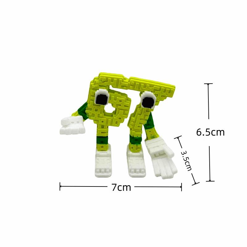 3D-друкована мініатюрна фігурка 67 Brainrot, іграшкова машинка, настільний декор для дому, аксесуари, дитячі іграшки, чудовий подарунок, прикраса для вітальні