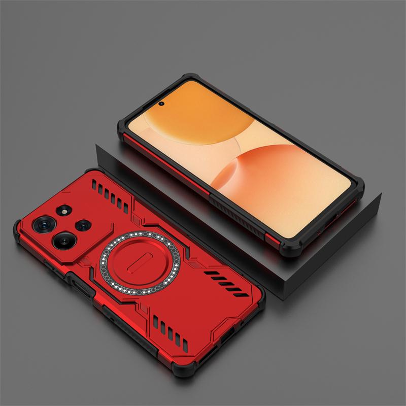 For Motorola Moto G75 Case For Moto G75 5G Anti-knock Magnetic Adsorption Wireless Charge Back Cover For Moto G75 Case 6.78 Inch