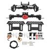 RC Axle Kit Front Rear CNC Differential Locking   Axles Set for   SCX10 I II III 90046 90047 1Celsius10 RC Car